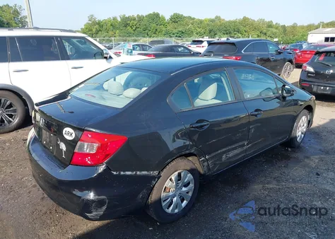 2012 Honda Civic Lx from USA, damaged, VIN 19XFB2F53CE086032